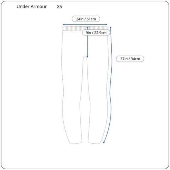 Under Armour Heat Gear Fit Compression Pants, Size XS - Picture 4 of 4